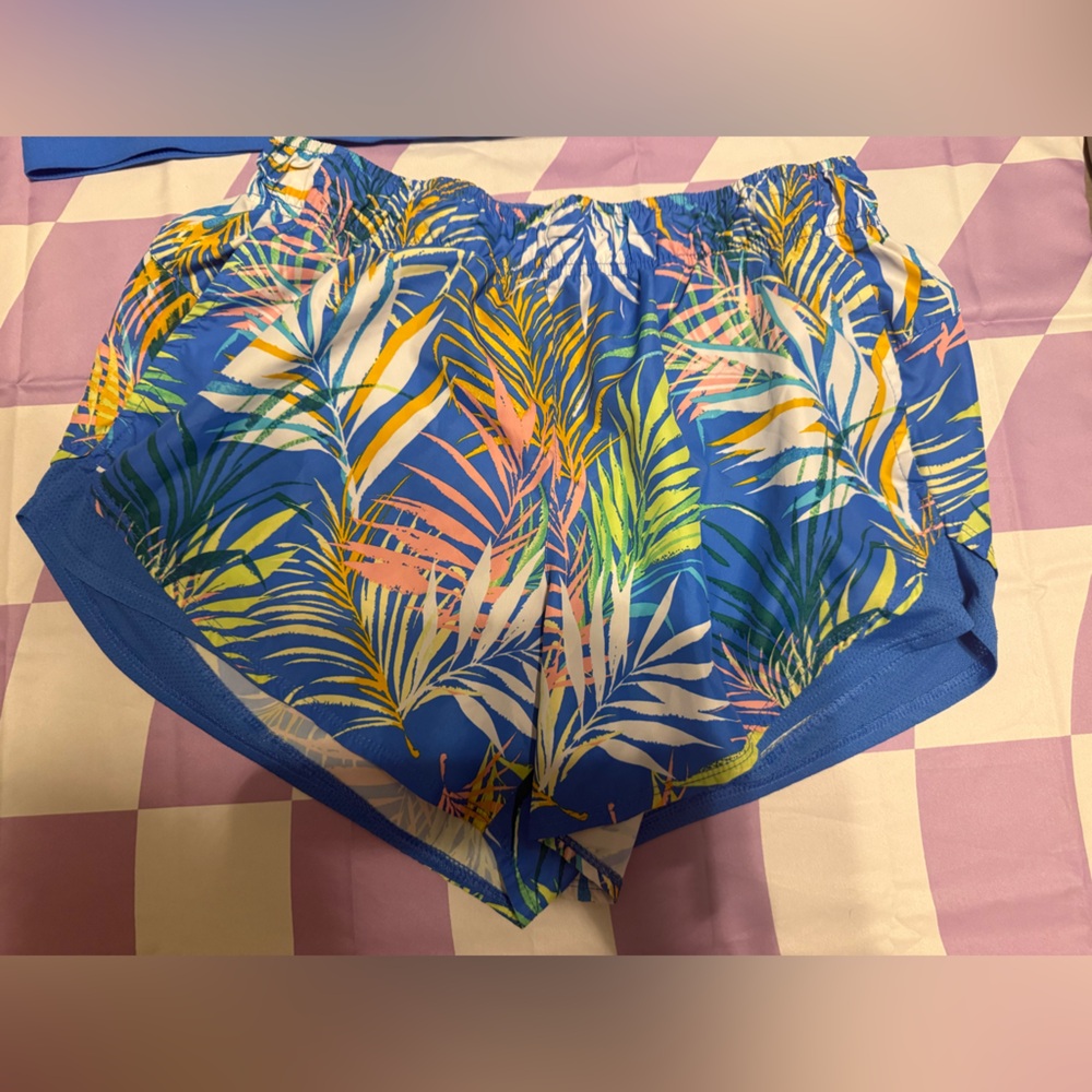 Avia 2-Piece Activewear Set - Tropical Palm Print - Size Medium - Picture 6 of 12